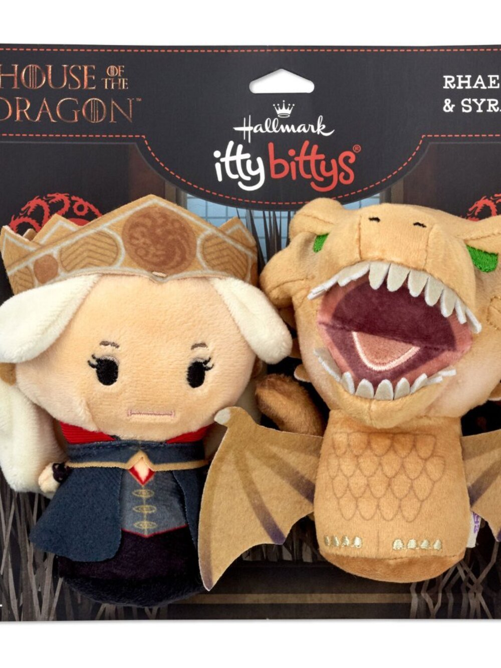 itty bittys® House of the Dragon™ Rhaenyra™ and Syrax™ Plush, Set of 2